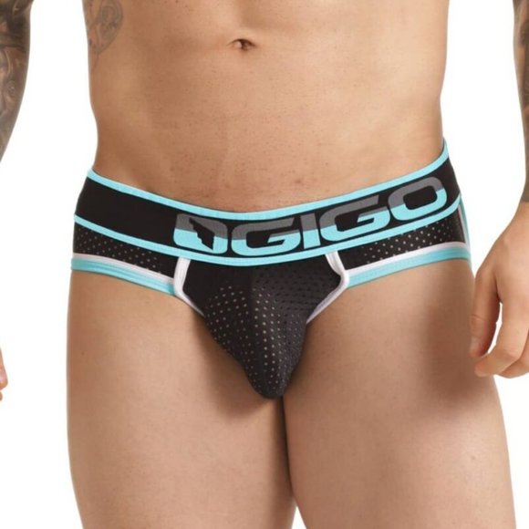 GIGO VERSATILE BLUE BRIEF JOCKSTRAP - Picture 3 of 8
